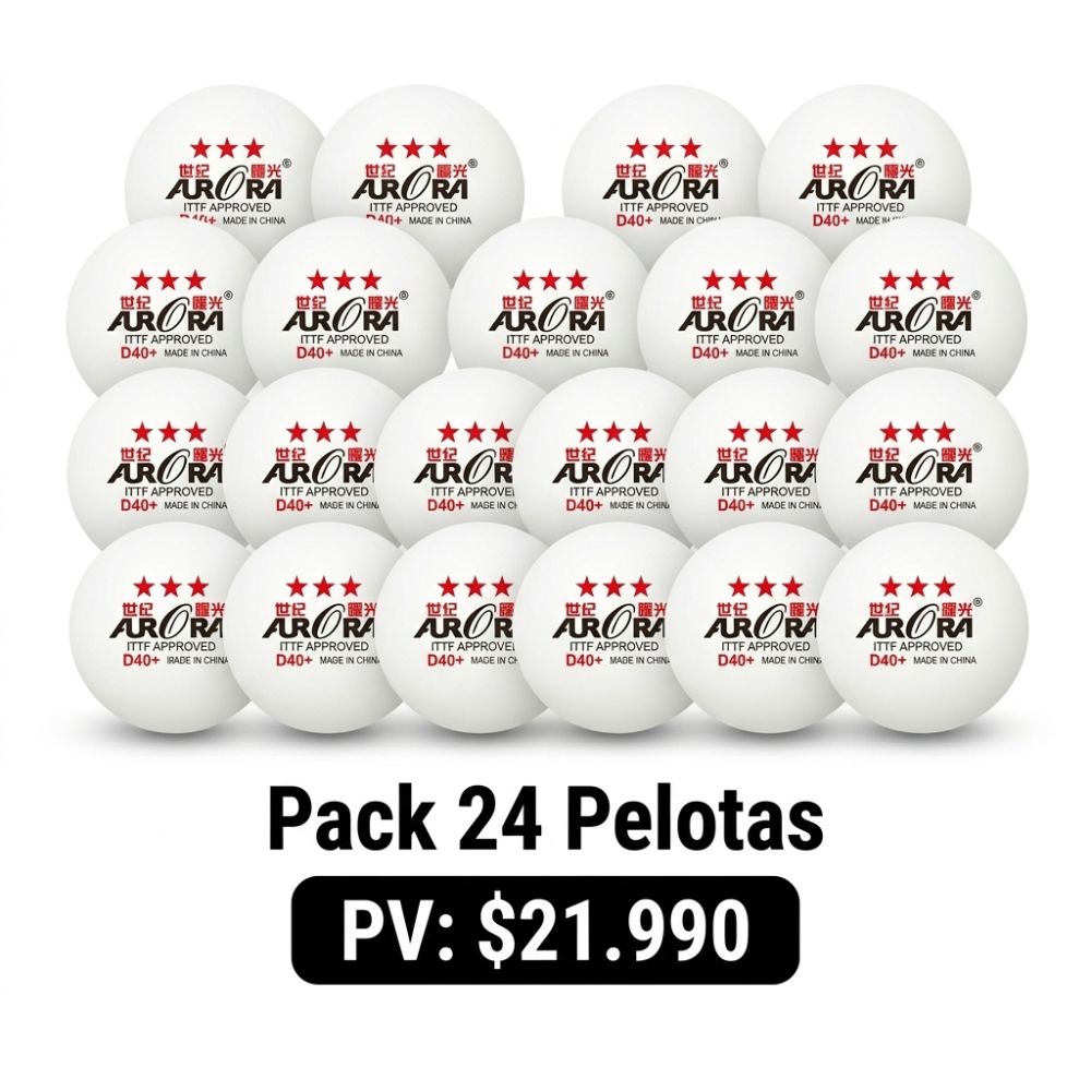 Pack 24 Pelotas Aurora