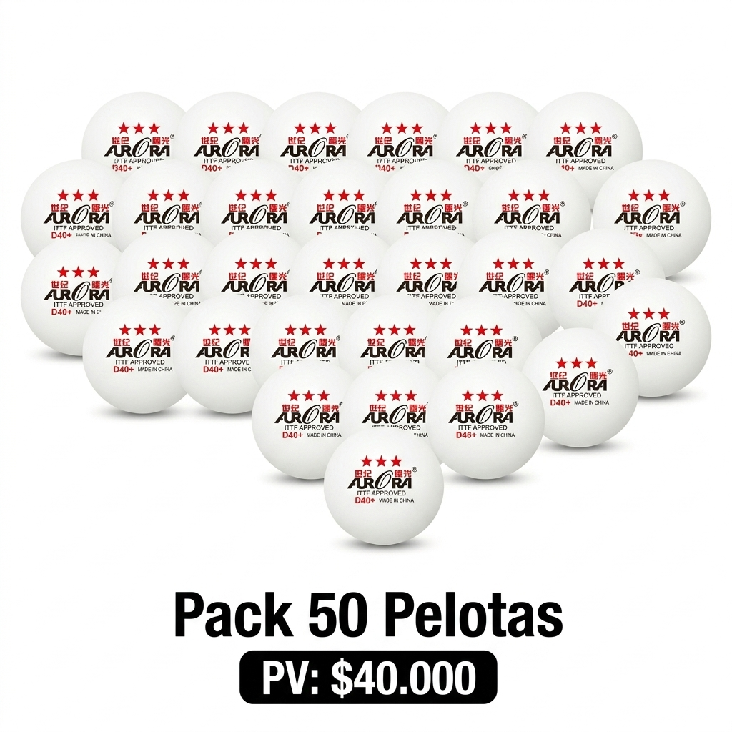 Pack 50 Pelotas Aurora